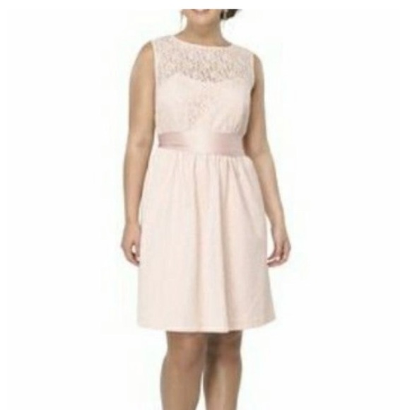 Tevolio Dresses & Skirts - Blush Lace Dress
